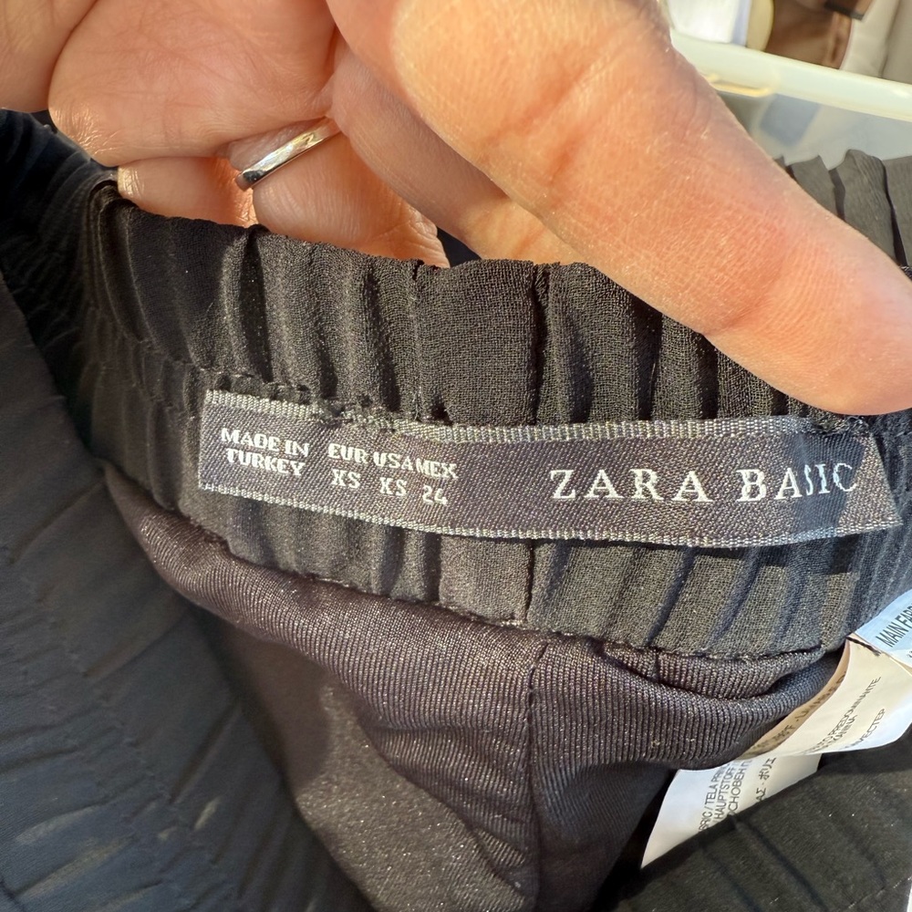 Zara Basic Charcoal Trousers - image 2